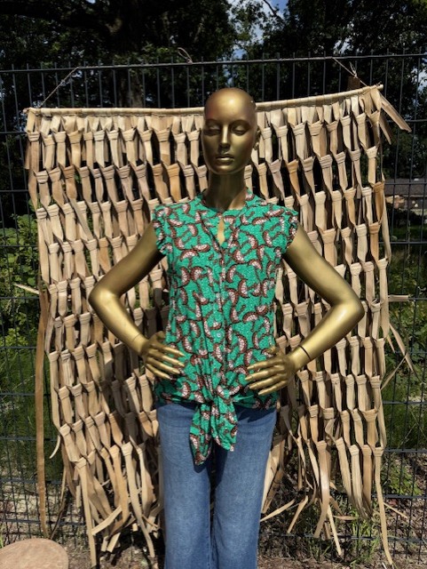 doorknoopblouse_fantasieprint_groen