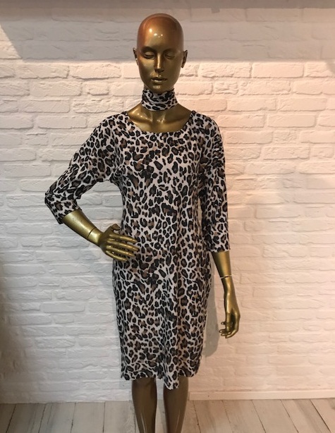 envy_leopardprint_jurk_met_sjaal