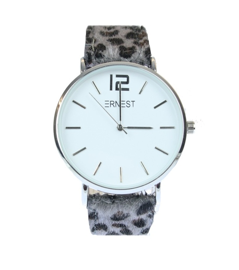 ernest_horloge_errikki_grijs_leopardprint