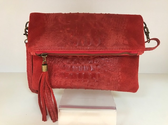 giuliano_clutch_suede_rood_flap