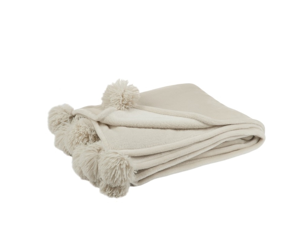 jline_jolipa_pluche_plaid_pompom_donker_beige