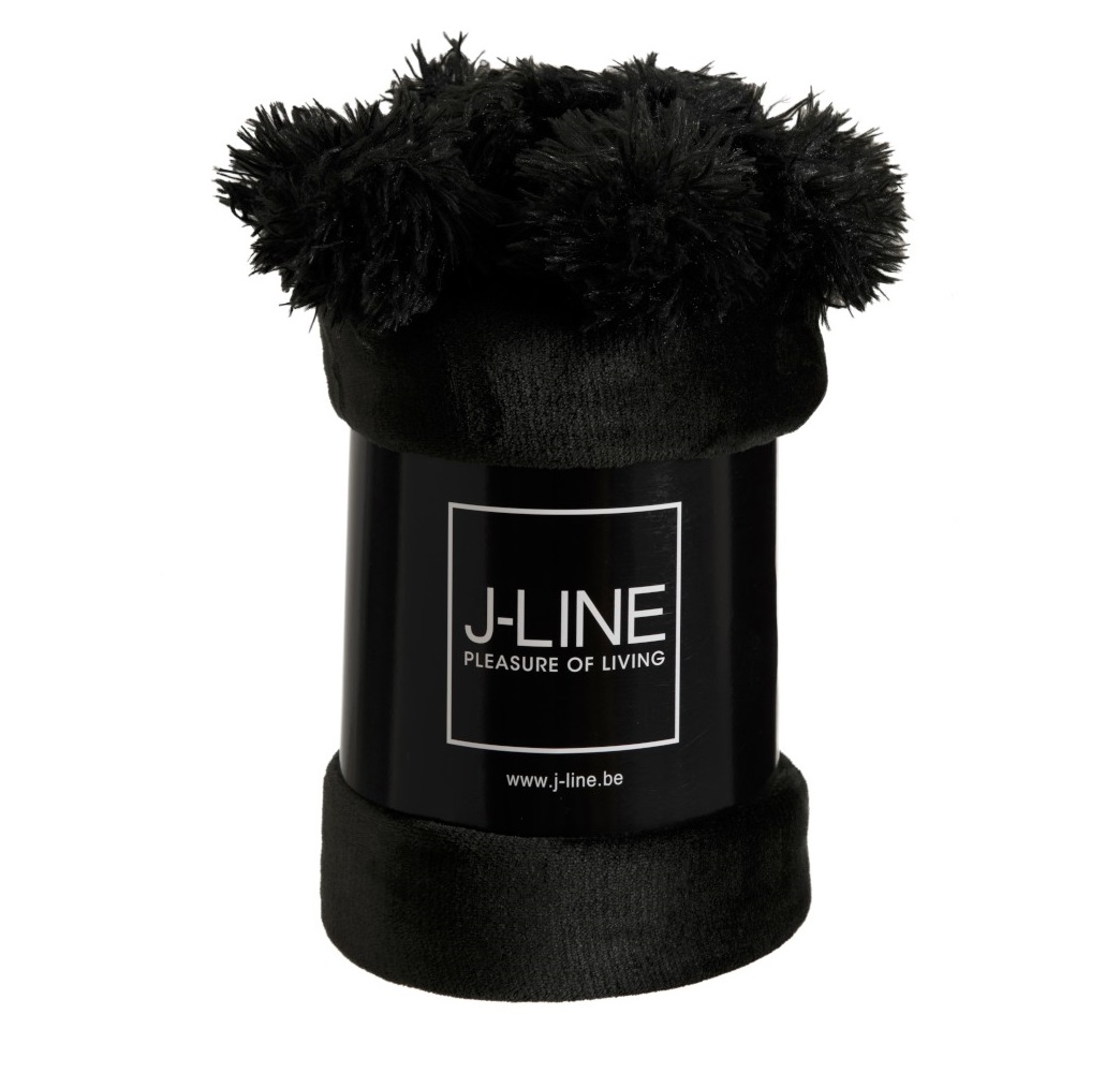 jline_jolipa_pluche_plaid_pompom_zwart_2