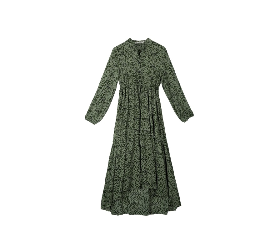 jurk_nola_leopardprint_groen_zwart
