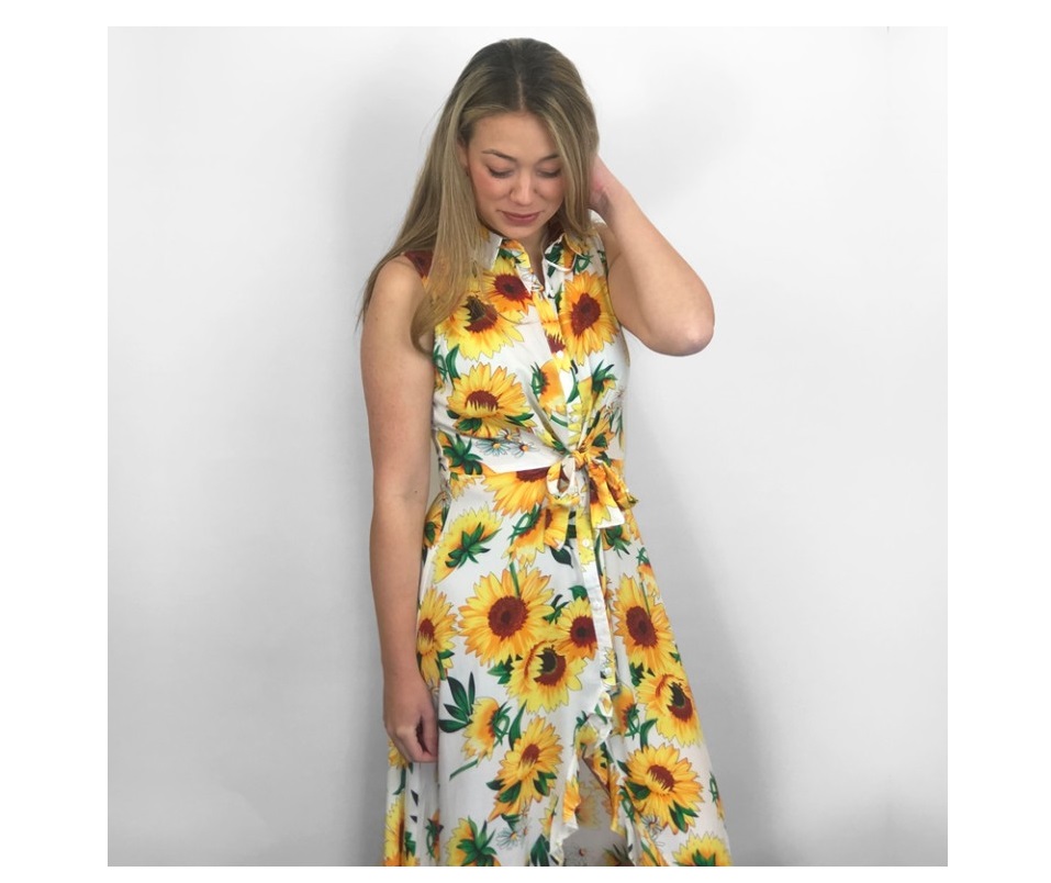 lange_jurk_spaans_model_sunflower_model