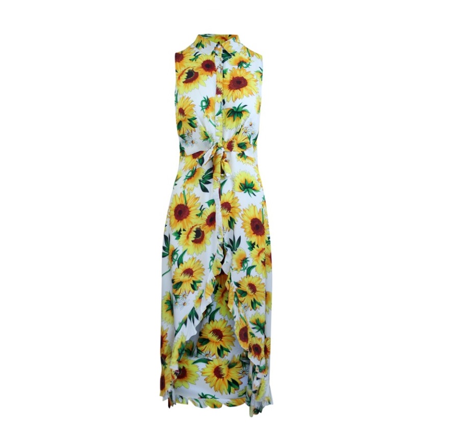 lange_jurk_spaans_model_sunflower_wit