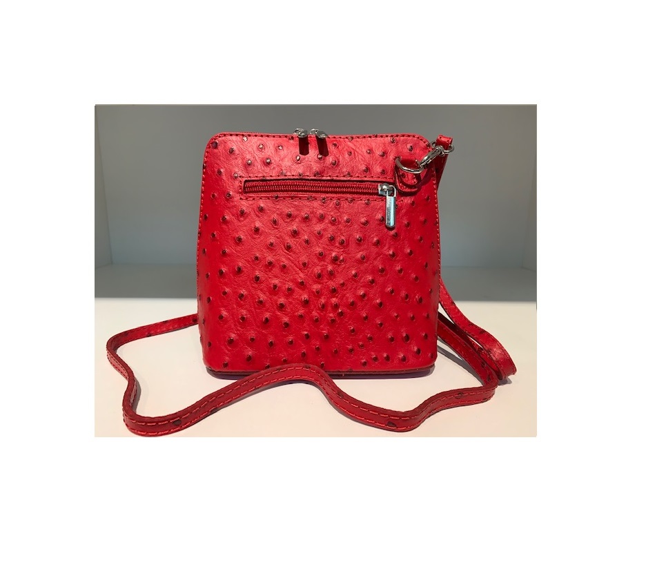 tasje_struisvogelprint_leer_rood_2