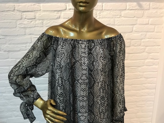 tuniek_snakeprint_grijs_zwart_dichtbij