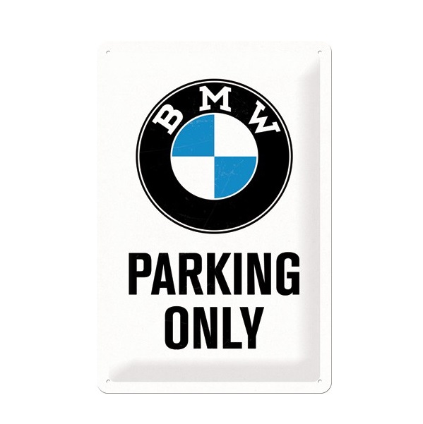 wandbord_bmw_parking_only