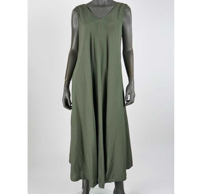 wijde_jurk_victoria_army_green
