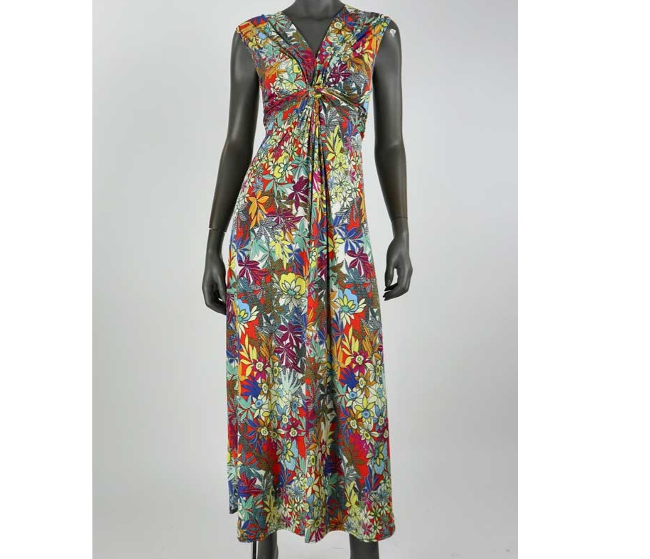 zomerjurk_lang_bloemen_rood_armygreen