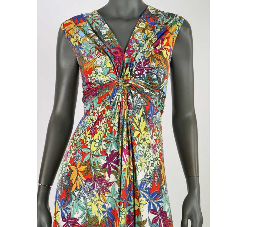 zomerjurk_lang_bloemen_rood_armygreen_3