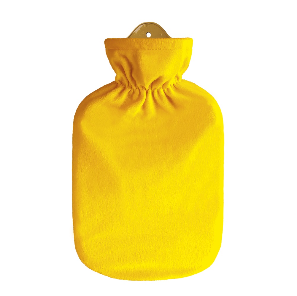 sanger_13361_warmwaterkruik_hoes_velours_geel