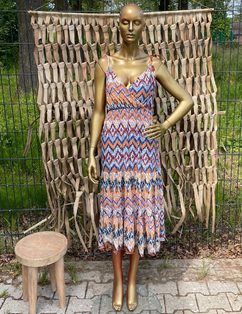 zomerjurk_Simone_zigzag_oranje_blauw