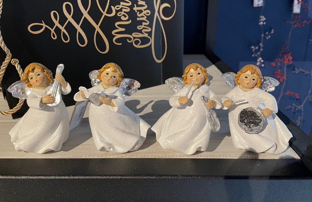 kerstengeltjes_bella_staand_muziek_wit_zilver