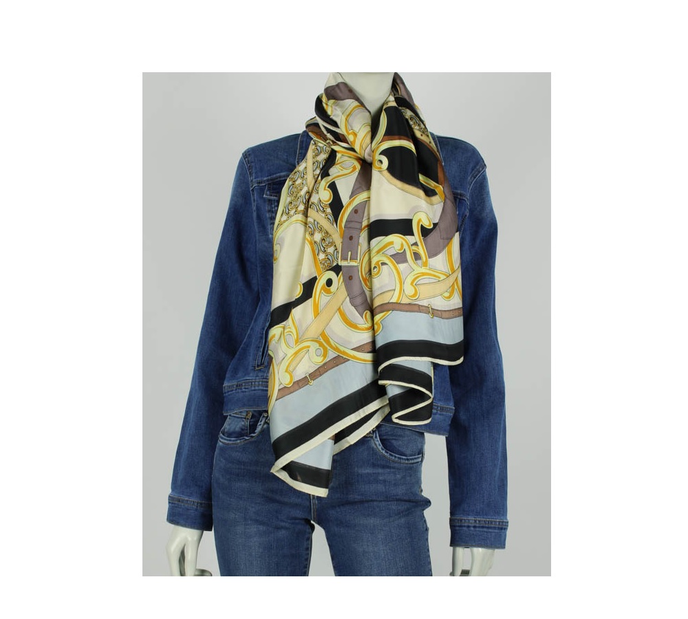sjaal_cannes_beige_zwart